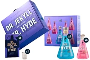 ENOVINOS THE WINE BRAND Maletín Ginebra Premium Mr. Hyde + 6 Tónicas Dr. Jekyll Edición Limitada - Pack Gin Tonic