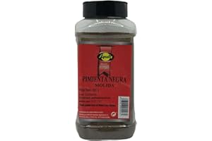 POLICHOLLO Pimienta Negra Molida 500g - Pimienta Fresca y Aromática, Ideal para Cocinar y Sazonar, Envase Económico y Práctico