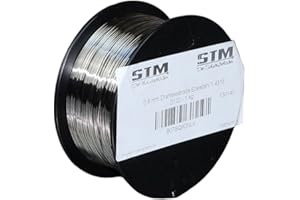 STM SCHWEIßTECHNIK Edelstahl Schweißdraht VA V2A 308L 1.4316 0,8mm 0,5-15kg MIG MAG Niro Inox STM, Größe: Ø0,8mm D100 1kg
