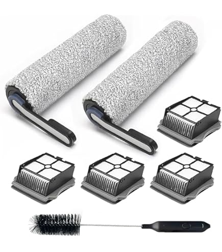 BISSELL Kit di Accessori per SpinWave + Vac | Mop Lavabili e Riutilizzabili con Filtro | Include Panni Ruvidi, Morbidi e Filtro | Ricambi | Ideale per le Serie SpinWave + Vac | 3887