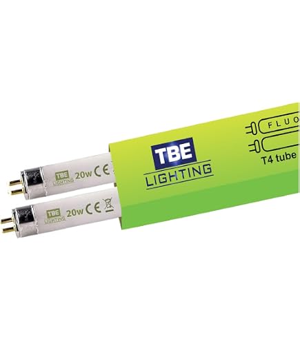 Pack 2 Tubes Fluorescents T4 20W Tri-Phosphore 565 Mm – Haute Luminosité & Éco-Performants