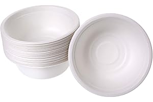 GRÄWE miska na zupę 25 sztuk z trzciny cukrowej 450 ml