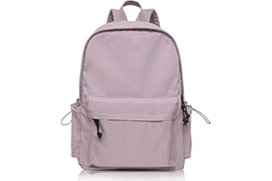 BITUOR School Backpack, Casual Daypack Men Women, Causal Travel Vacation Sports School Bags High SchoolBagpack, Work Daypack Waterproof Backpack Lightweight SchoolBag for Teenage Girls Boys Pruple