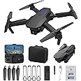 High-Performance Drone with 4K HD Camera, 5G Wi-Fi, 25-Minute Flight Time, Intelligent Flight Obstacle Detection, Foldable Design for Outdoor Adventures and Aerial Photography. (E88-SINGLE)