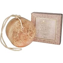 Luffa Seife 120g Mit Granatapfel – Natürliche Peeling-Seife Mit Kürbisfasern Für Sanfte Reinigung