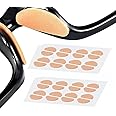 MAYCREATE® 40 Pairs Eyeglasses Nose Pads Glasses Adhesive EVA Sponge Anti-Slip Nosepads for Eyeglass D-shape Eyeglasses Nose Pad, Size of 1.9 x 0.9cm,1.5mm in Thickness