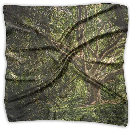 Preisvergleich Produktbild wuzmlls Abstract Trees Printed Square Schal Scarve Head Wrap Shawl