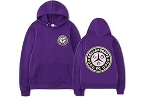 Parkourer Dellafuente Sudadera con Capucha para Hombre/Mujere Dellafuente F.C Impreso Manga Larga Hoodie Moda Hip Hop Unisex Pullover Harajuku Streetwear Essentials Hoodie Dellafuente Ropa