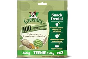 Greenies Snack Dental 100% Natural para perros Toy 6x340g