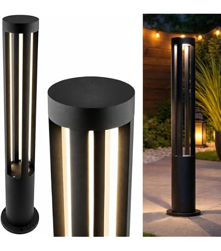 Paulmann Merano LED-bolderlamp 94858 - 850 Lm, 3000K, Bewegingssensor, Antraciet, IP44, Zeewaterbestendig - 91 Cm