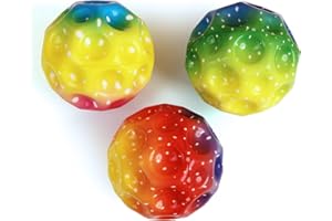 AYSOW Jump Ball, Palla Spaziale Rimbalzante, Palle Rimbalzanti a Tema Spaziale, Super High Bounciest Palline Rimbalzanti per Bambini, per Atleti, Bambini e Animale Domestico