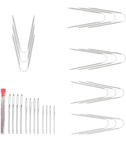 15 Pièces Aiguilles Circulaires Tricot Acier Inoxydable 2.0mm à 4.0mm - Kit Complet