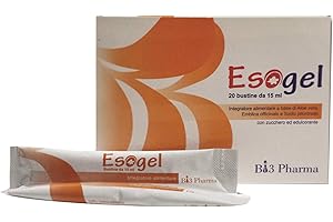 BI3 PHARMA Esogel Bustine - Reflusso gastroesofageo - Integratore Alimentare con Aloe Vera per Bruciore di Stomaco e Reflusso Gastroesofageo 20 bustine