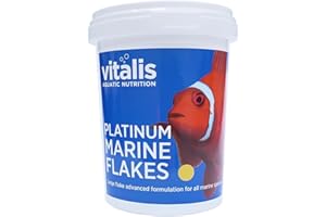 VITALIS AQUATIC NUTRITION Vitalis Platinum Marine Flakes 40g Fish Food
