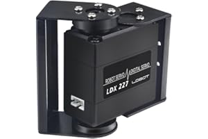 LewanSoul LDX-227 Full Metal Gear Standard Digital Servo with 17kg High Torque Dual Ball Bearing for Robot (Control Angle 270)