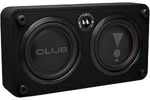 JBL Club 1000SSL 10” Passiv Subwoofer Auto Set, Down-Firing Geschlossenes Flachgehäuse mit Passivmembran, Robust und Platzsparend - 1200W Auto Subwoofer Passive mit Aluminiumtreiber für Präzise Bässe