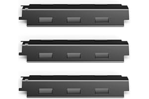 Gardenz Barra Universale, 37CM Piastra BBQ Diffusore di Calore Parti, Durevole Acciaio in Porcellana Diffusore di Calore Copri Bruciatore, Accessori Copertura per Bruciatore (3 Pezzi)