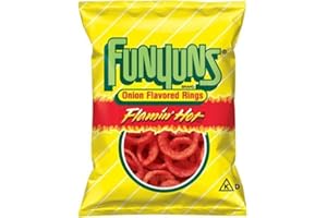 Frito Lay, Funyuns, 6oz Bag (Pack of 3) (Choose Flavors Below) (Flamin' Hot)