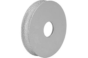 FDIT Muela abrasiva, resistente Muela abrasiva de diamante para vidrio para granito para cerámica para piedra artificial(Concave grinding wheel 1.0)