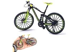 Hojalis Mini Finger Bikes, Miniature Mountain Bike Model, Bicycle Toys Ornament, Miniature Bike Toys, Mini Bicycle Ornament, Racing Bike Toy for Kids Adults Home Office Tabletop Decor