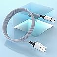 Cavo USB tipo C extra lungo 5M / 16FT, cavo di ricarica rapido in nylon intrecciato da USB A a USB C, compatibile con Samsung