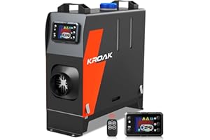 ‎HCALORY HCALORY (KROAK) 12V/24V Standheizung Diesel, All in One 8KW Dieselheizung, 0,15-0,44 L/h Air Diesel Heizung mit Fernbedienung, Tragbare Dieselheizung für Auto RV LKW Wohnmobil