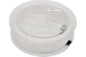 BestCity FLYLINE 300 Carrete de backing para todas las líneas de pesca a mosca delgadas, resistencia de 20 libras, cargas de 100 yardas