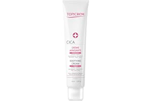 Topicrem - Cica, Crème Apaisante au Zinc et à l’Acide Hyaluronique - Apaise les Irritations Cutanées - Soin pour Peau Sensible, Bébé, Enfant, Adulte - Fondante, sans Parfum - Tube 40 ml