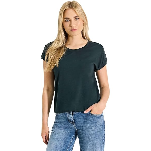 Cecil Cardigan Donna Con Wording - Maglia Grossa Mélange