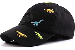 XIAOHAWANG Klasyczna dziecięca czapka bejsbolówka dinozaur chłopcy dziewczęta kapelusz przeciwsłoneczny bawełna wiosna lato dzieci czapki z daszkiem 2-6 lat