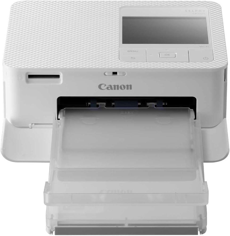 Canon SELPHY CP1500 Beyaz Fotoğraf Baskı Cihazı | SELPHY Photo Layout uygulaması ile kolay kurulum; iOS / Android akıllı telefondan kablosuz baskı
