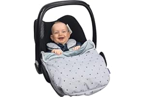 The Original Dooky 126802 Copertura Gambe per Ovetto Grigia con Coroncine