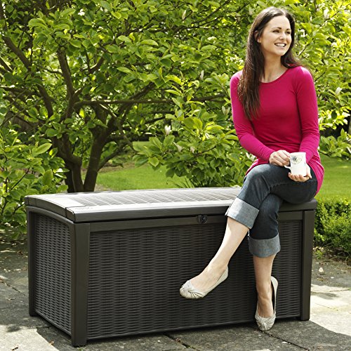 Keter Kissenbox Borneo, Braun, 416L