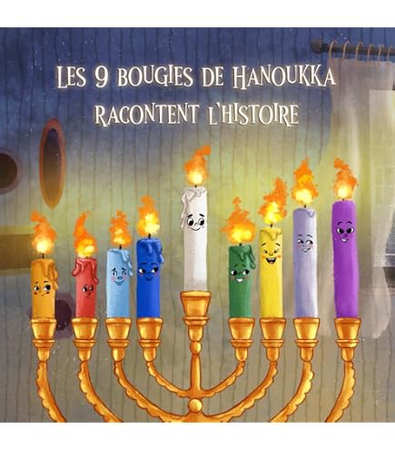 Hanukkah Candles – Lot de 45 bougies Chanukah sans gouttes – Cire de qualité supérieure – Pour les 8 nuits de Hanoukka