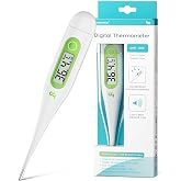 Femometer Digital Medical Thermometer Fast Accurate Oral Thermometer for Adults and Kids Baby, Green