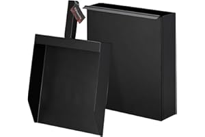 MOOD Fireplace Ash Carrier Shovel & Pan for Easy Cleaning of Ashes Ideal Fireplace Accessory for Indoor Log Burner & Open Fires | Tray Fits Under Standard Fire Grates (13.7"x9"x2.5")