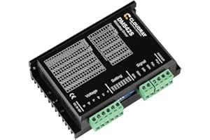 Cloudray Controlador de motor paso a paso bifásico DM542S 1.0-5.0A 24-48VDC 1/128 resoluciones de micropaso para CNC Nema 17, 23, 24 y 34 motor paso a paso para grabador CNC