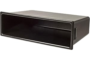 tomzz Audio 2400-007 samochodowa uniwersalna pó?ka do przechowywania, rama radiowa 1-DIN 187 x 58 x 100 mm