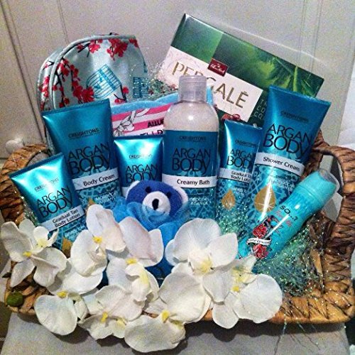 Argan Oil, Pamper Hamper, Mother's Day, Mum, Birthday, Christmas, Valentine's, Get Well Soon, Thank You, Ladies/Women's, Gift Basket Set