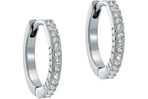 Ted Baker Heplie Crystal Hoop Earrings (14mm outside diameter) For Women