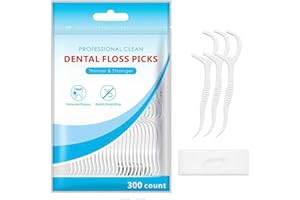BORISCA 300 Pz Archetti Filo interdentale e Scatola Portaoggetti, Monouso Archetti Filo Interdentale Forcella, Stuzzicadenti per Pulizia Denti, Bastoncini di Filo Interdentale