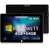 TPSPAD Tablet Windows 11 Tablet Touch 10.1 Pollici 4GB RAM+64GB ROM, N4020 processore, HD 1280×800 IPS, 1.6GHz 5G WiFi+Blueto