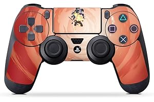 DeinDesign Skin kompatibel mit Sony Playstation 4 PS4 Controller Folie Sticker Naruto Shippuden Sasuke Sakura