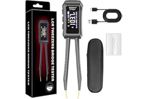 ZOYI LCR Smart Digital Tweezers Bridge ZT-MD1 OLED Display for SMD ESR 9999 Count Component Tester Capacitors Voltage Frequency Diode with 0.5% Accuracy Digital Multimeter