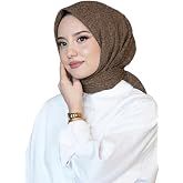 Geometrik Desen Siyah Soft Pamuk Eşarp