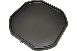 JMS WE CREATE SMILE 1 x Large Black Colour Plastic Mixing Tray Sand Water Play Builder Equipment Sand Pool Pit Tray Water Game Garden Beach Tuff Tray Kids Messy Play Tray For Cement Mortar & Sand Plastering 100x100 CM