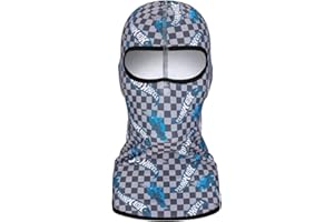 GO CRAZY Kinder-Sturmhaube Fahrrad Thermoaktiv | Sturmmaske für Outdoor-Aktivitäten Thermoaktiv | Vollgesichtsmaske zum Radfahren Skifahren | Gesichtshaube für Kinder