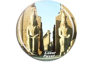 Weekino Świątynia Luksoru Egipt magnes na lodówkę 3D szkło kryształowe turystyczne miasto podróż pamiątka kolekcja prezent mocna naklejka na lodówkę