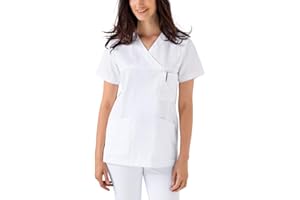 CLINIC DRESS Schlupfkasack Kasack Damen für Krankenpflege und Altenpflege 50% Baumwolle 95 Grad Wäsche