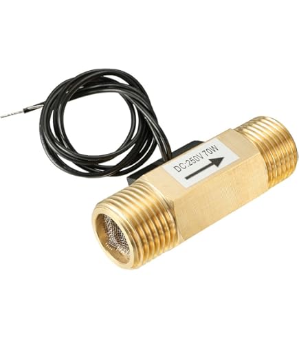 1/2" Water Flow Sensor Food-grade Switches Hall Effect Flowmeter Fluid Meter | UK - View #5